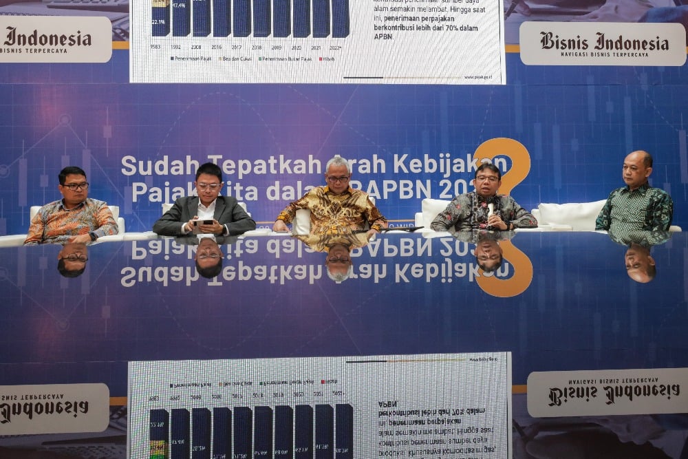 Bisnis Indonesia Gelar Diskusi Arah Kebijakan Pajak Pada RAPBN 2024