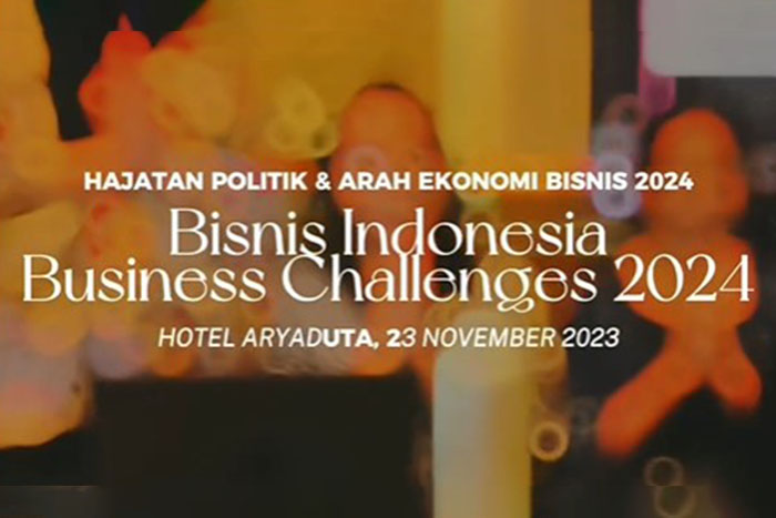 Bisnis Indonesia Business Challenges 2024 dengan tema ‘Hajatan Politik & Arah Ekonomi Bisnis 2024