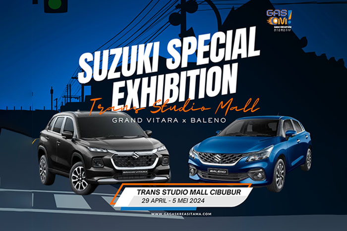 Suzuki Special Exhibition Trans Studio Mall Cibubur 29 April - 5 Mei 2024