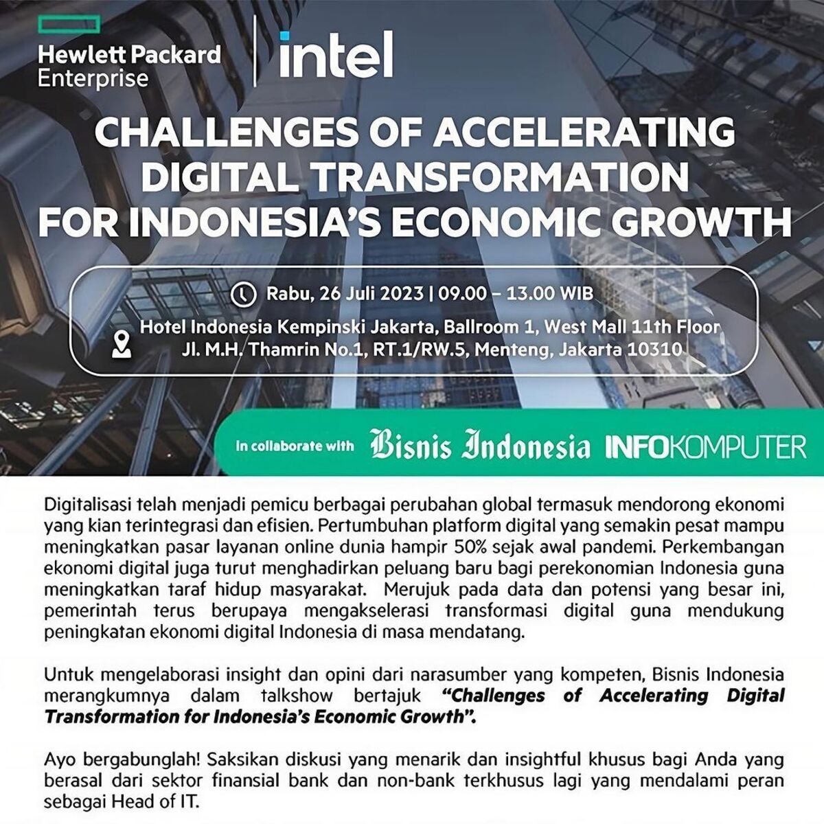 Challenges of Accelerating Digital Transformation for Indonesia's Economic Growth