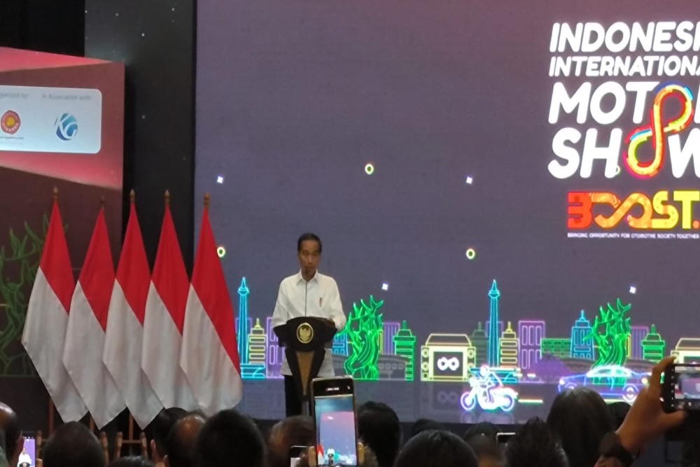 Buka Pameran Otomotif IIMS 2023, Ini Pidato Lengkap Jokowi