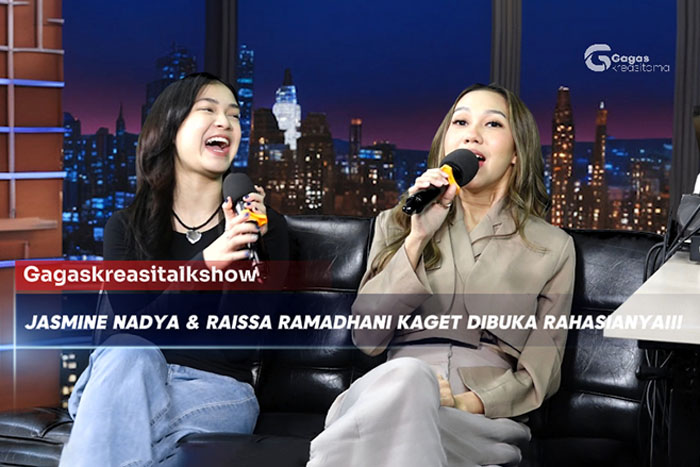 Jasmine Nadya & Raissa Ramadhani Punya Cerita Seru di Gagaskreasitalkshow