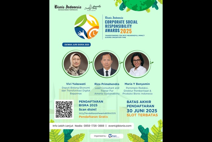 Bisnis Indonesia Corporate Social Responsibility Awards (BISRA) 2025