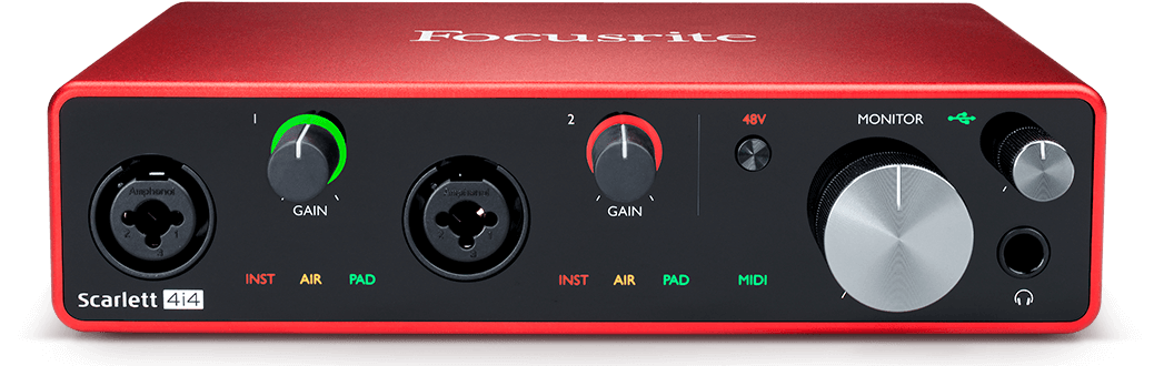 FOCUSRITE Scarlett 4i4 3rd Gen