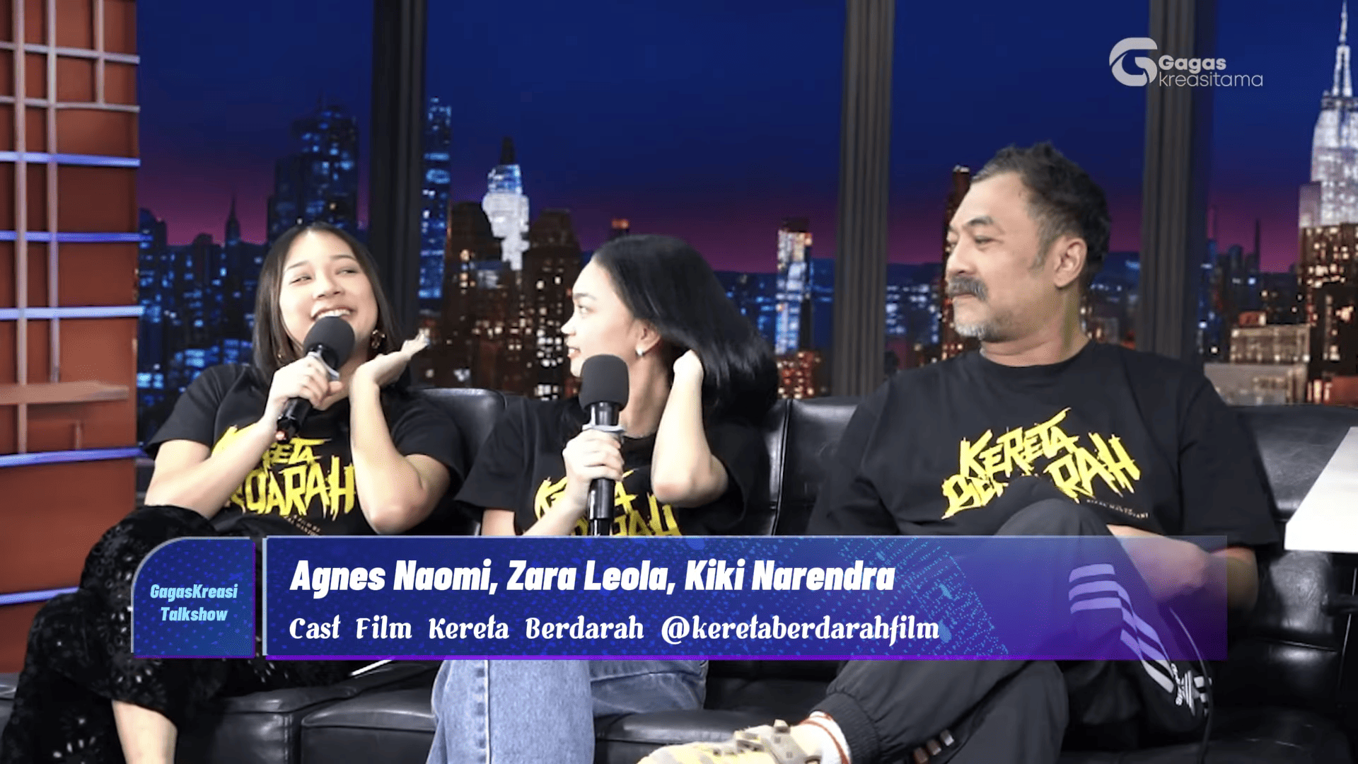 ZARA LEOLA, KIKI NARENDRA, AGNES NAOMI ADU ACTING, KERETA BERDARAH FILM | GAGASKREASI TALKSHOW