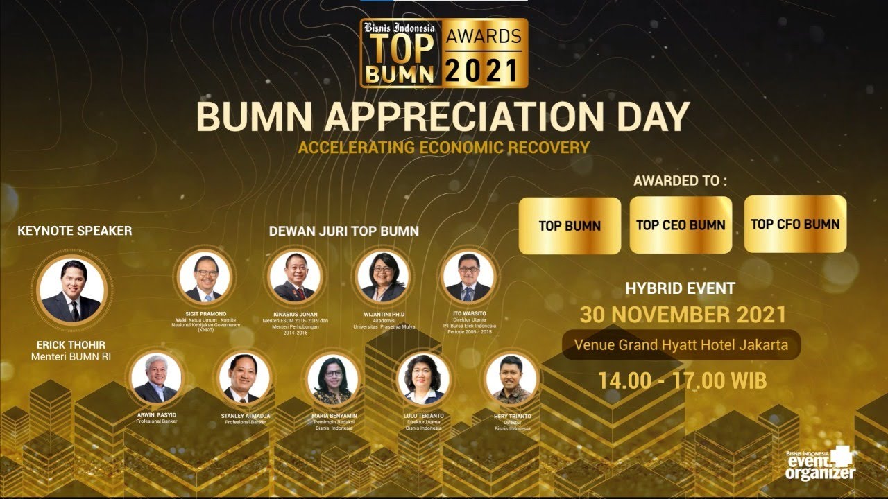 Bisnis Indonesia Top BUMN Awards 2021