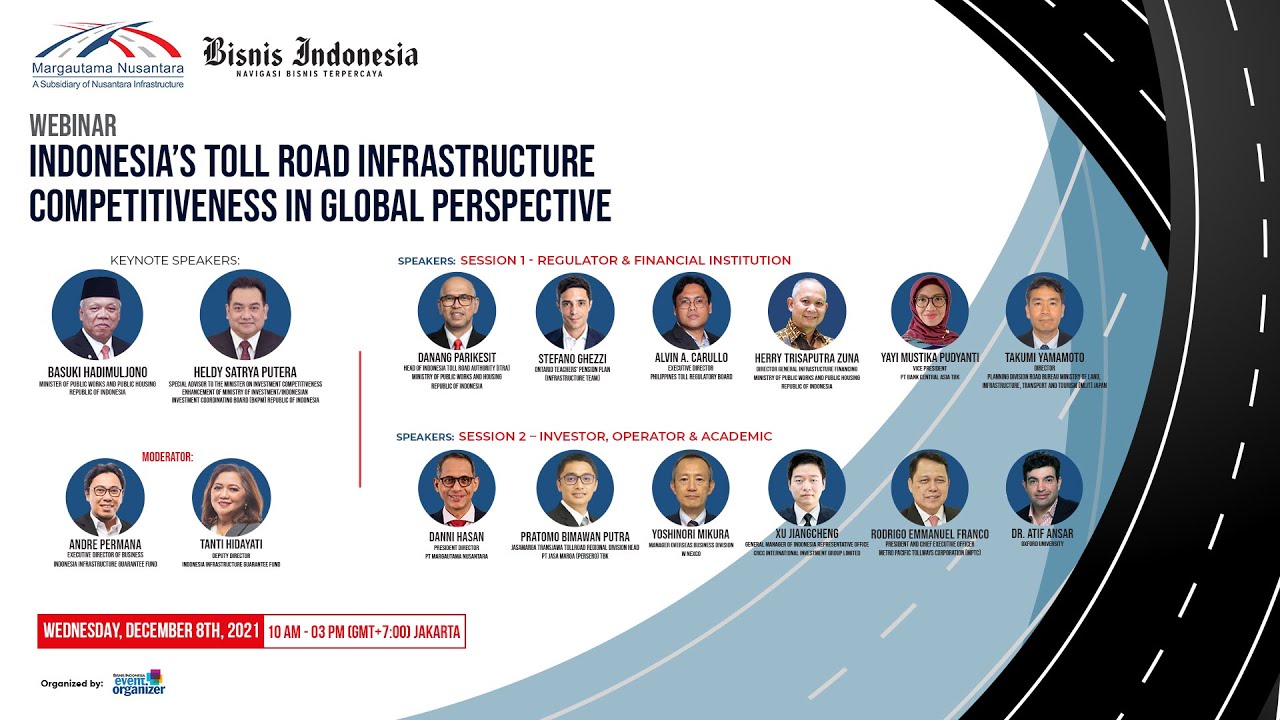 Webinar: Indonesia’s Toll Road Infrastructure Competitiveness in Global Perspective