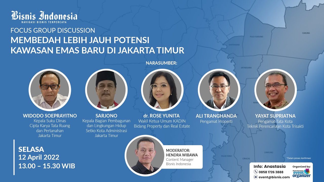 Focus Group Discussion (FGD) : Membedah Lebih Jauh Potensi Kawasan Emas Baru di Jakarta Timur