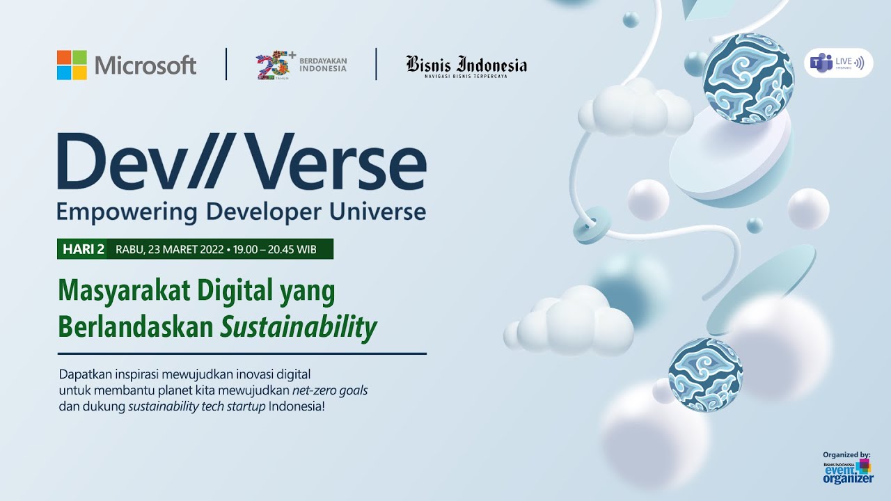 Dev//Verse-Day 2: Digital Native with Sustainability @ Heart