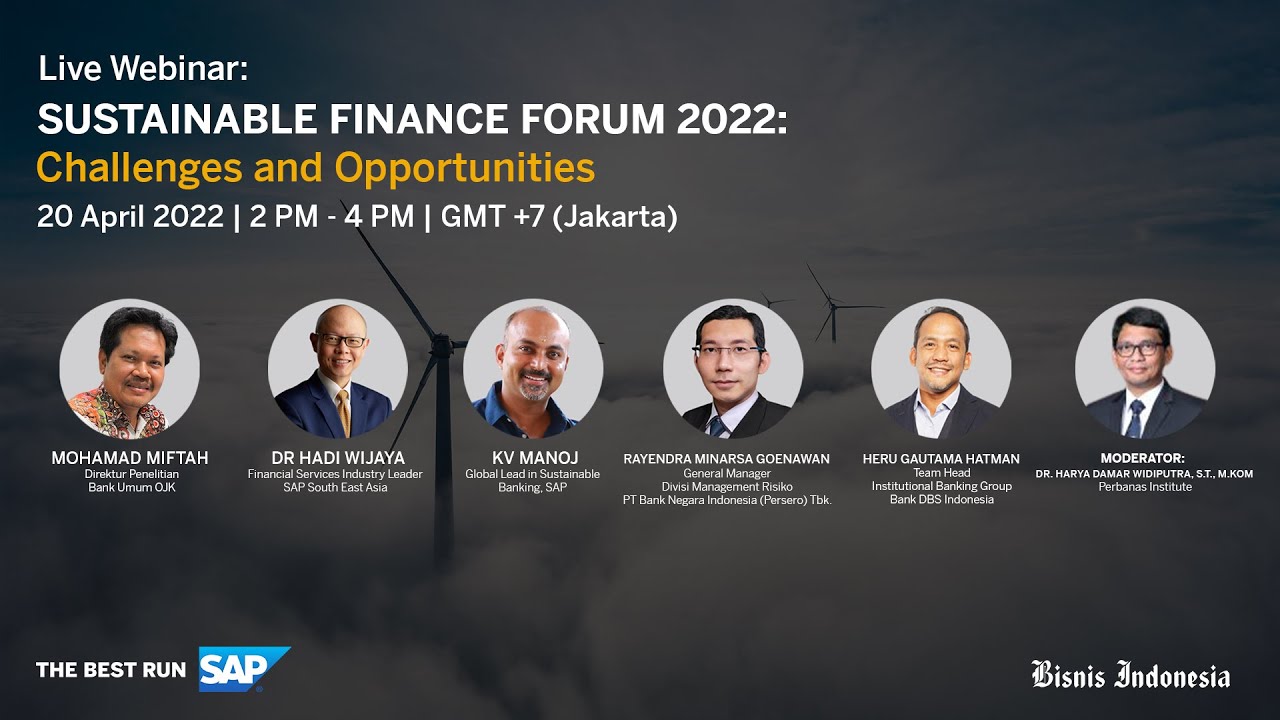 Sustainable Finance Forum 2022 : Challenges and Opportunities