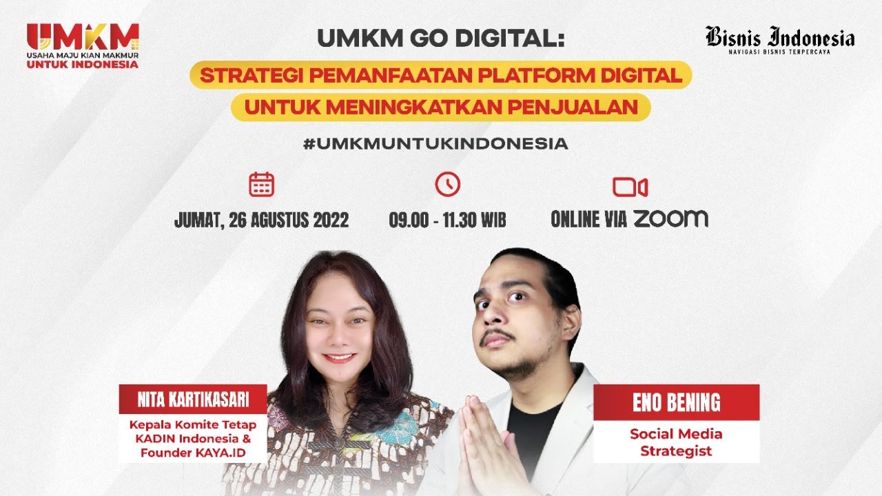 UMKM Untuk Indonesia - Strategi Pemanfaatan Platform Digital untuk Meningkatkan Penjualan